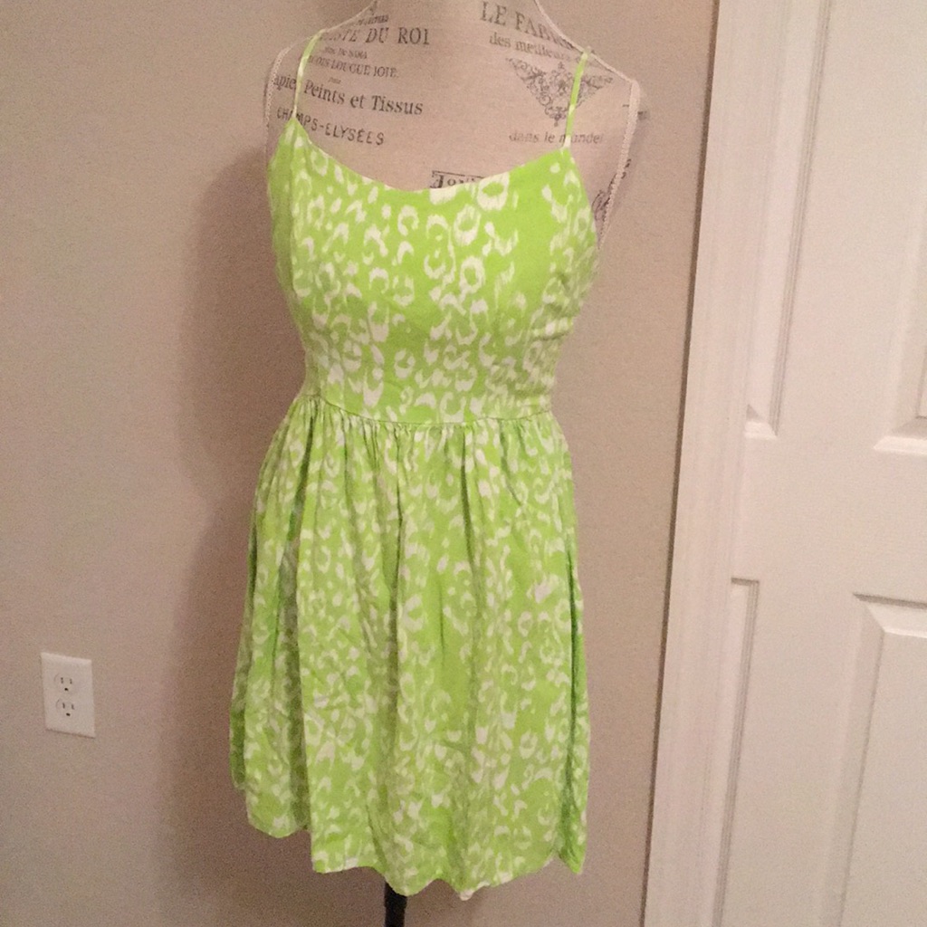 Lime Green Sundress
